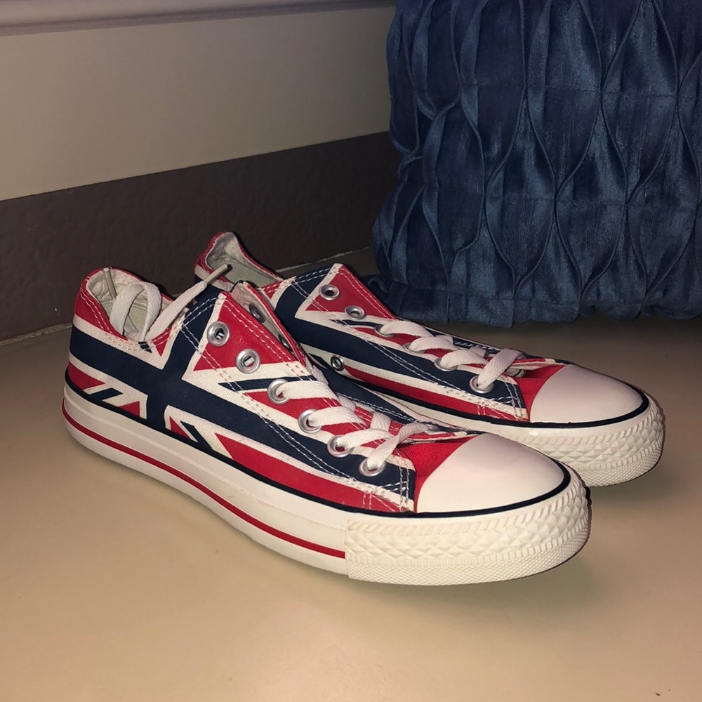 Converse British Flag sneakers - never worn before